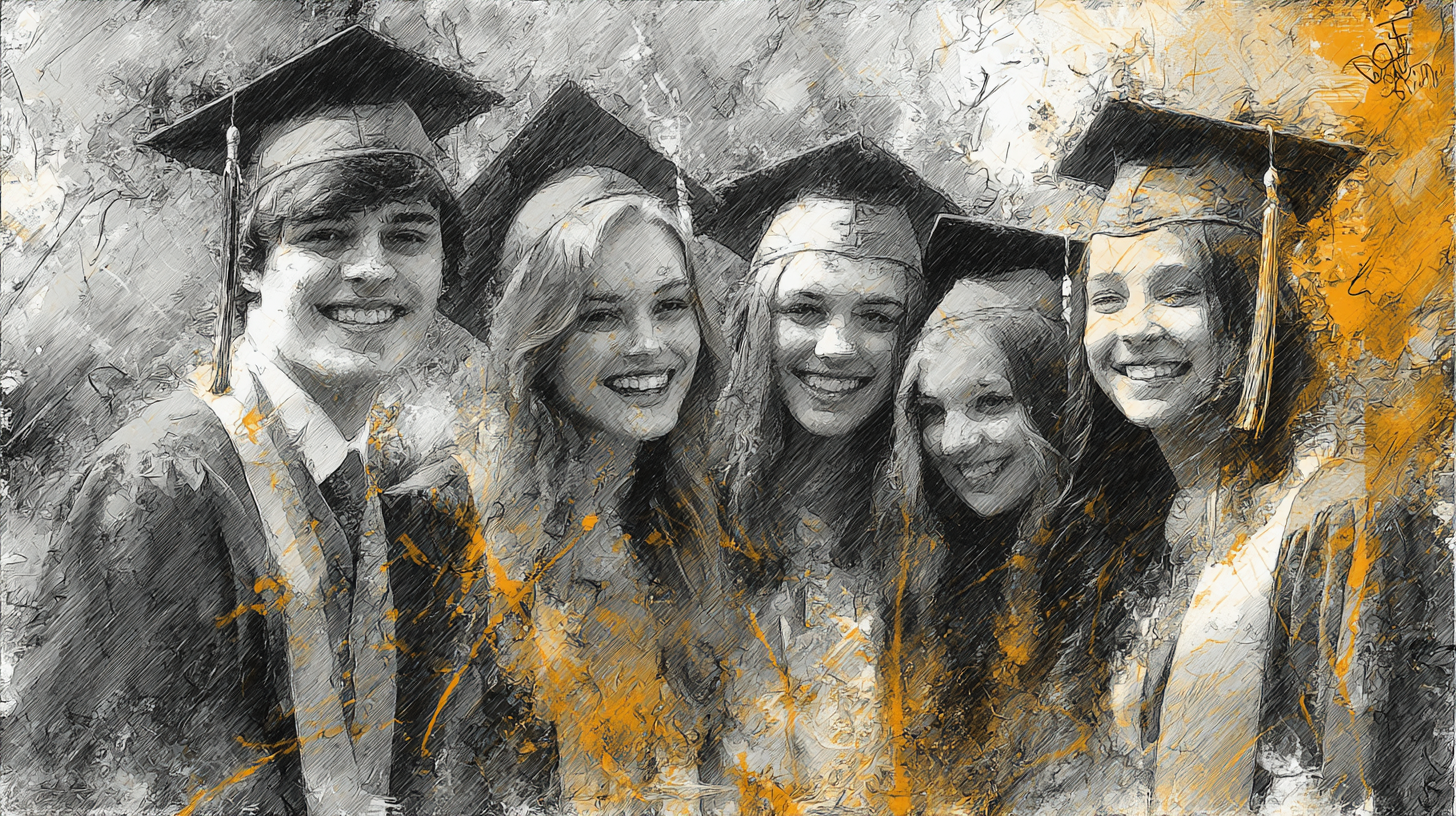 Happy family representing successful admissions outcomes